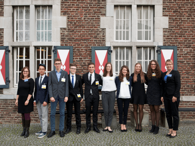  Frau Battmer, Joshua, Marcel, Christian, Philipp, Anna, Lisann, Stela, Blanca, Frau Lübben 